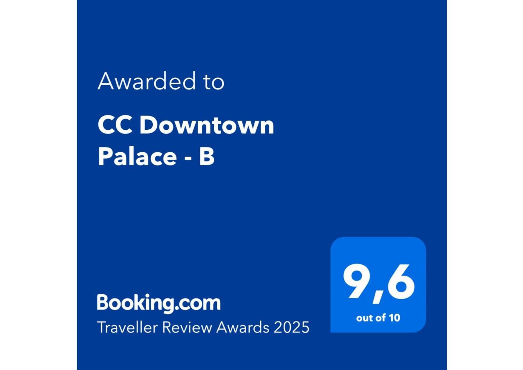 Cc Downtown Palace - B Appartement *